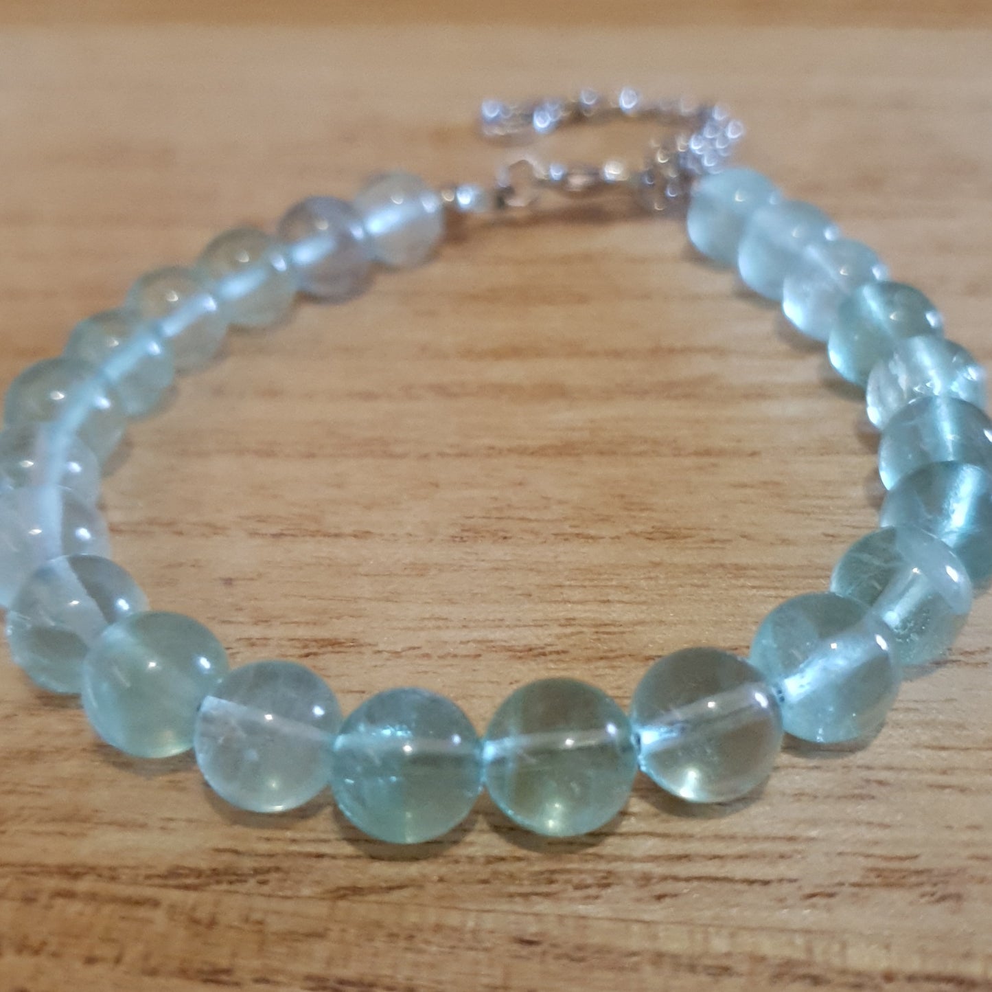 Green Fluorite Handmade Bracelet.