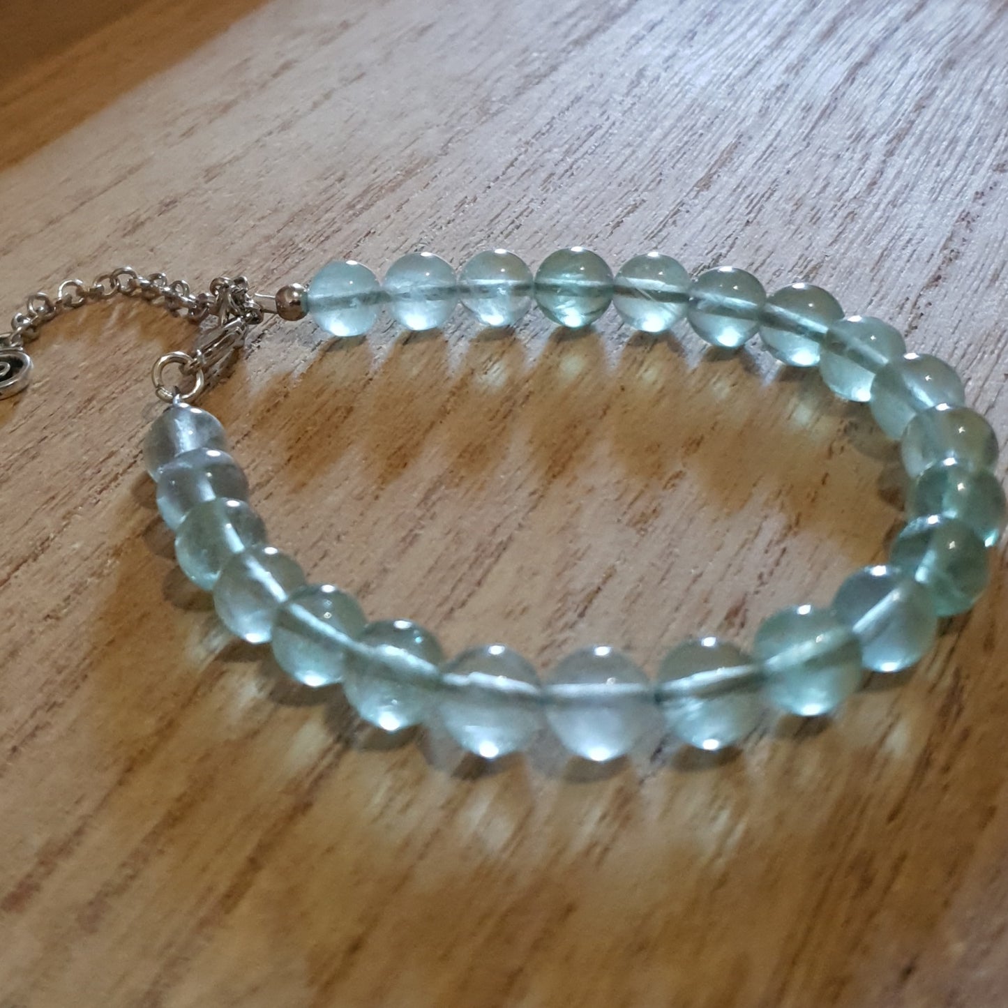 Green Fluorite Handmade Bracelet.