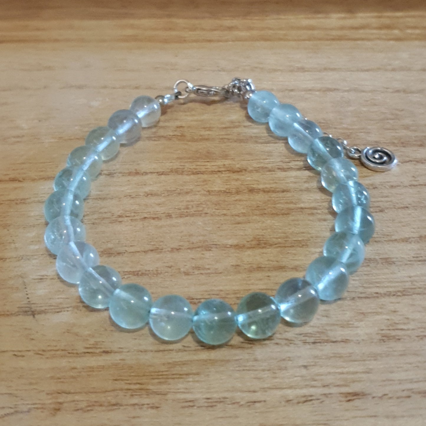 Green Fluorite Handmade Bracelet.