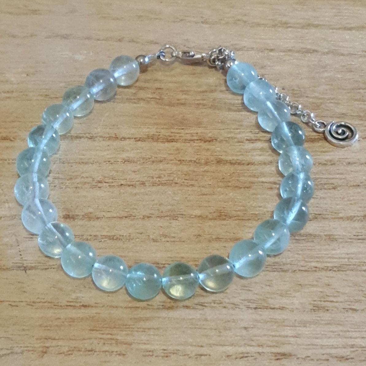 Green Fluorite Handmade Bracelet.