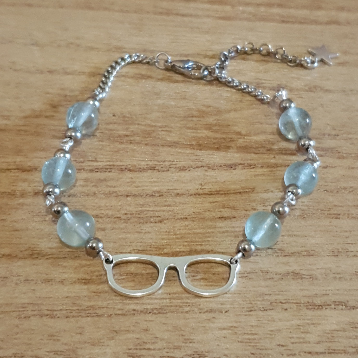 Fluorite Geek Handmade Clasp Bracelet.