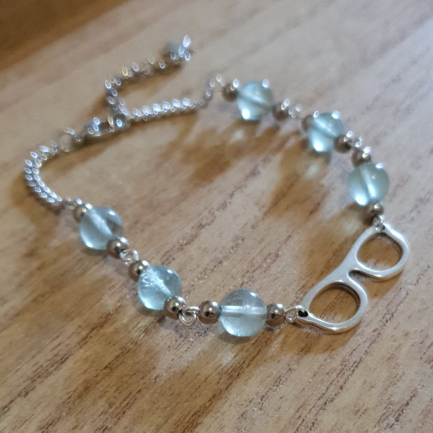 Fluorite Geek Handmade Clasp Bracelet.