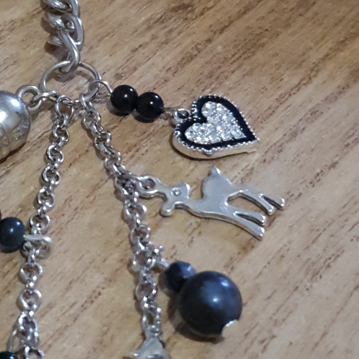 Black Bear Themed Handmade Keychain.