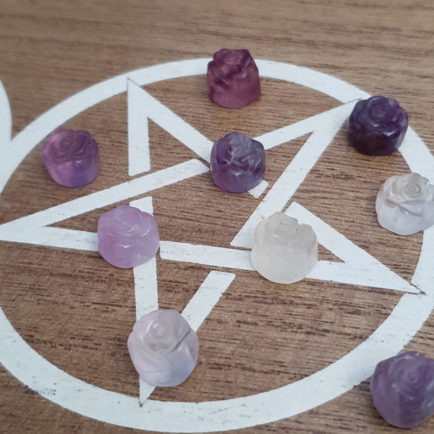 Miniature Fluorite Rose. *Randomly Selected*