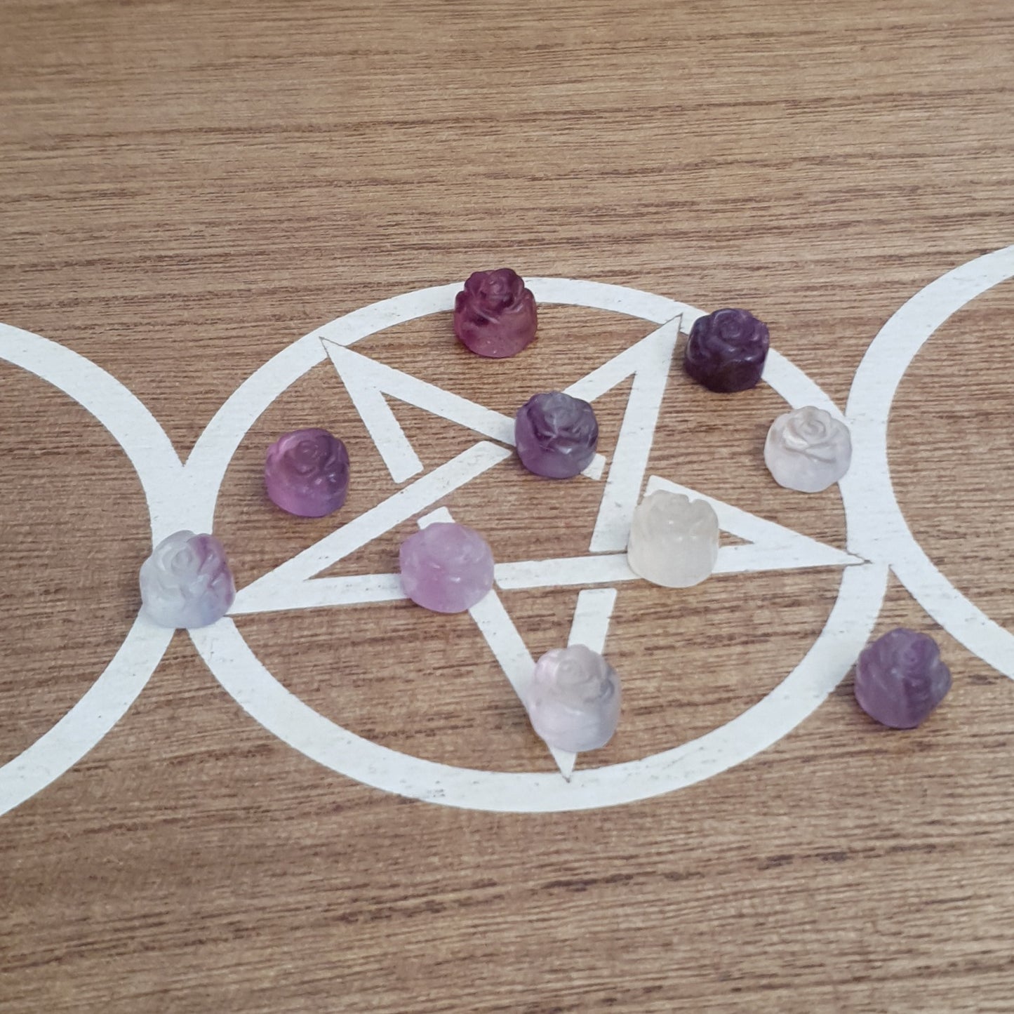 Miniature Fluorite Rose. *Randomly Selected*