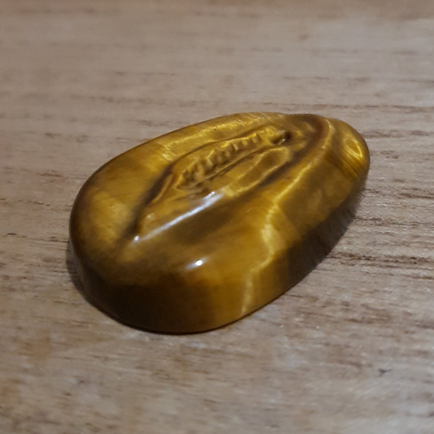 Tigers Eye Lady Part. Crystal Vagina Carving.