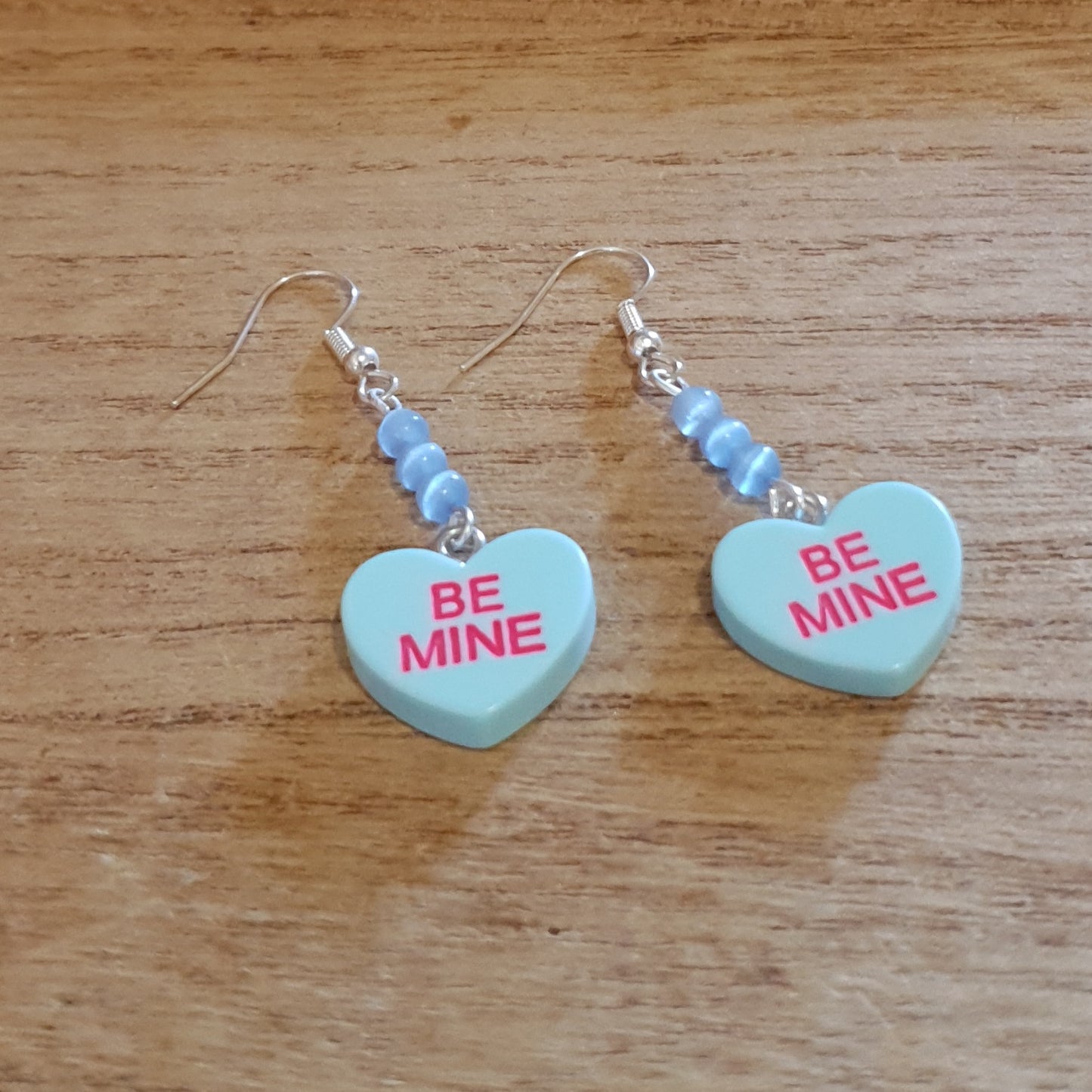 Be Mine Valentine's Earrings. Assorted Material Be Mine Earrings.