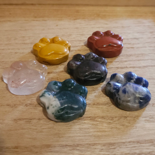 Puffy Paw Carving. *Available in various materials*.