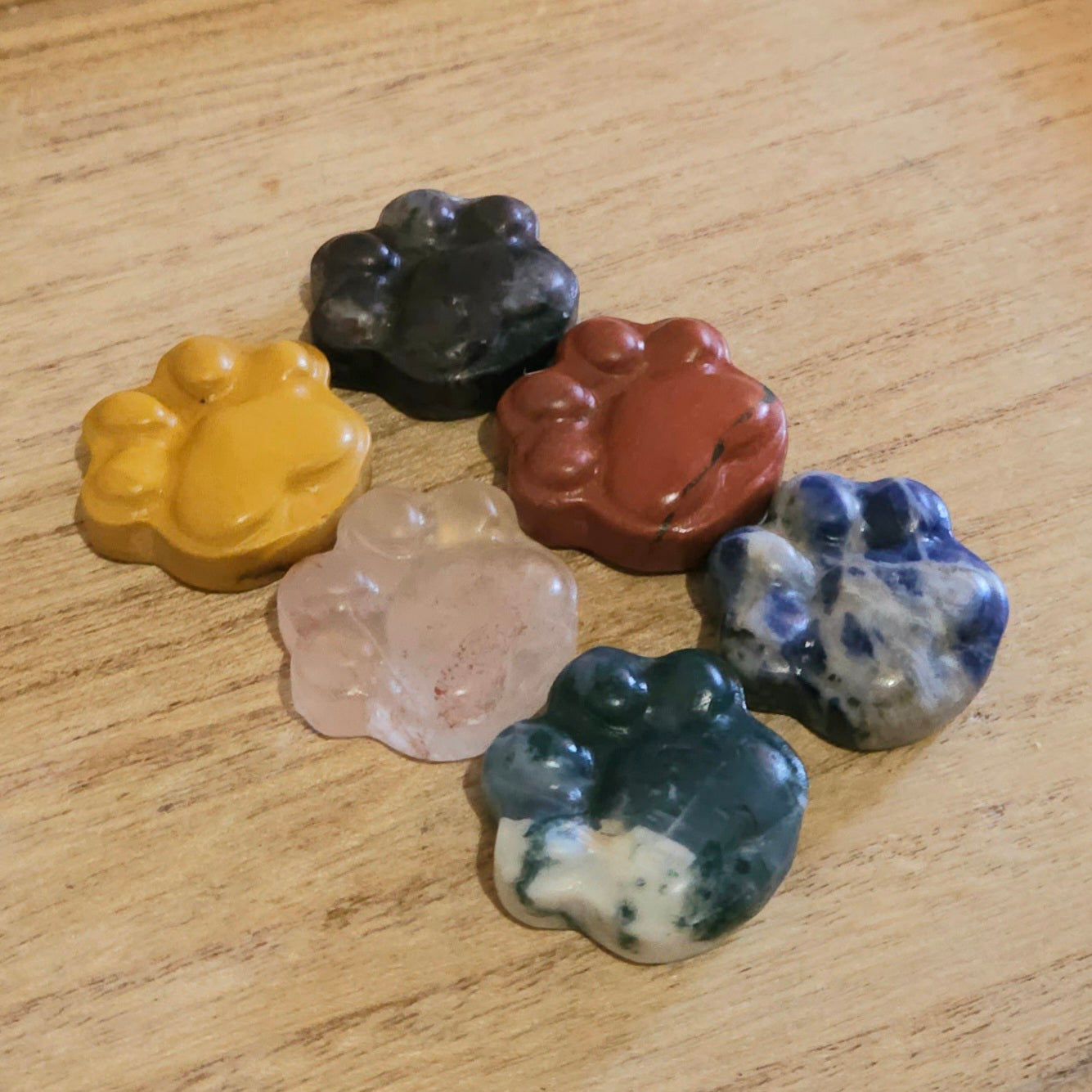 Puffy Paw Carving. *Available in various materials*.