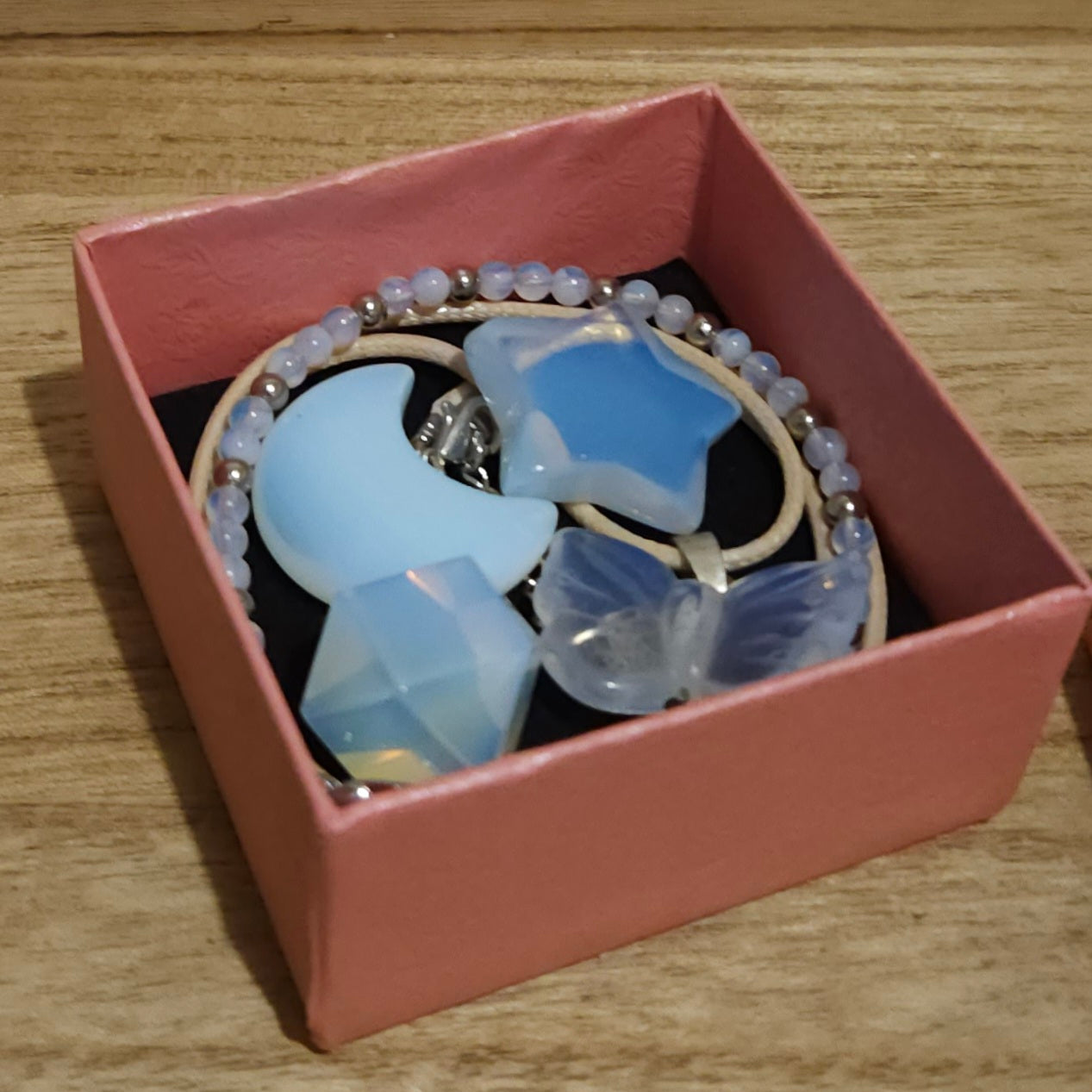 Opalite Gift Pack. Mix of Assorted Opalite Crystals.