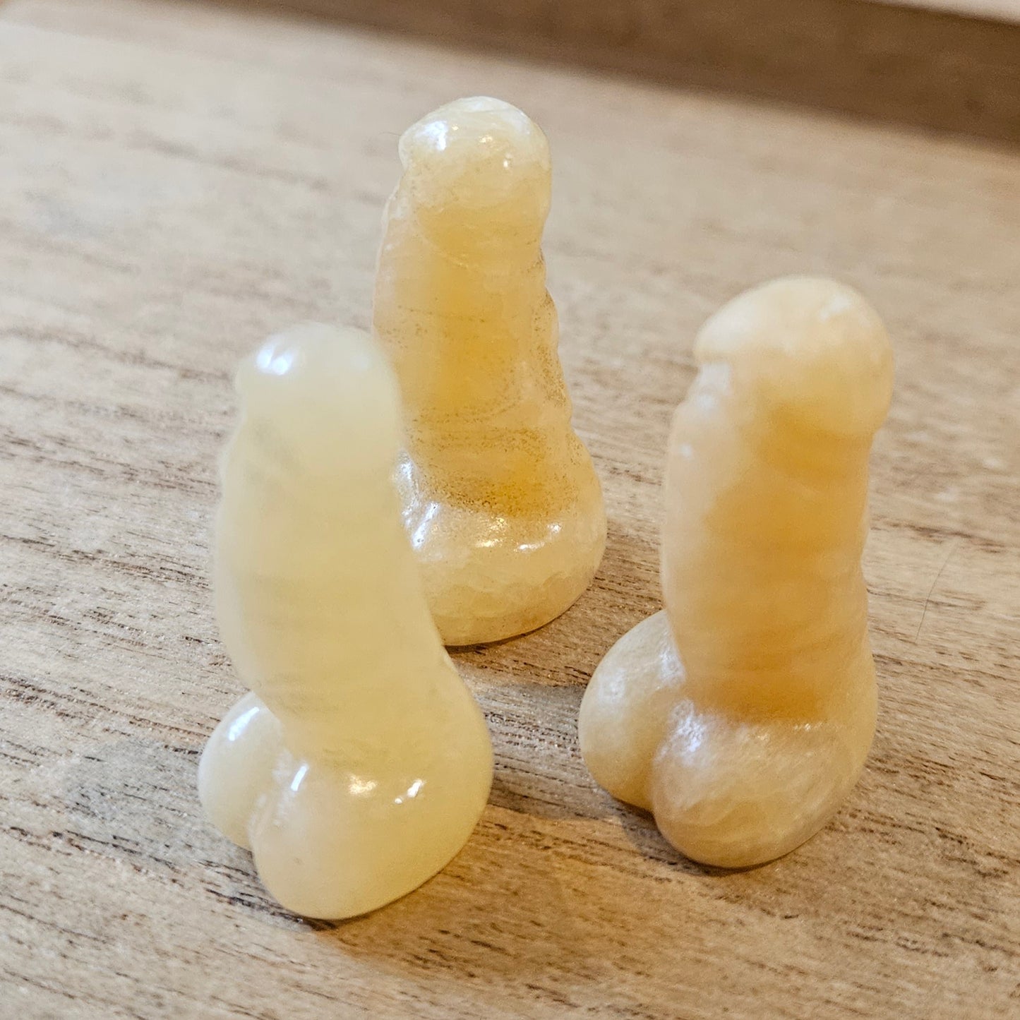 Honey Calcite Detailed Ding Ding.