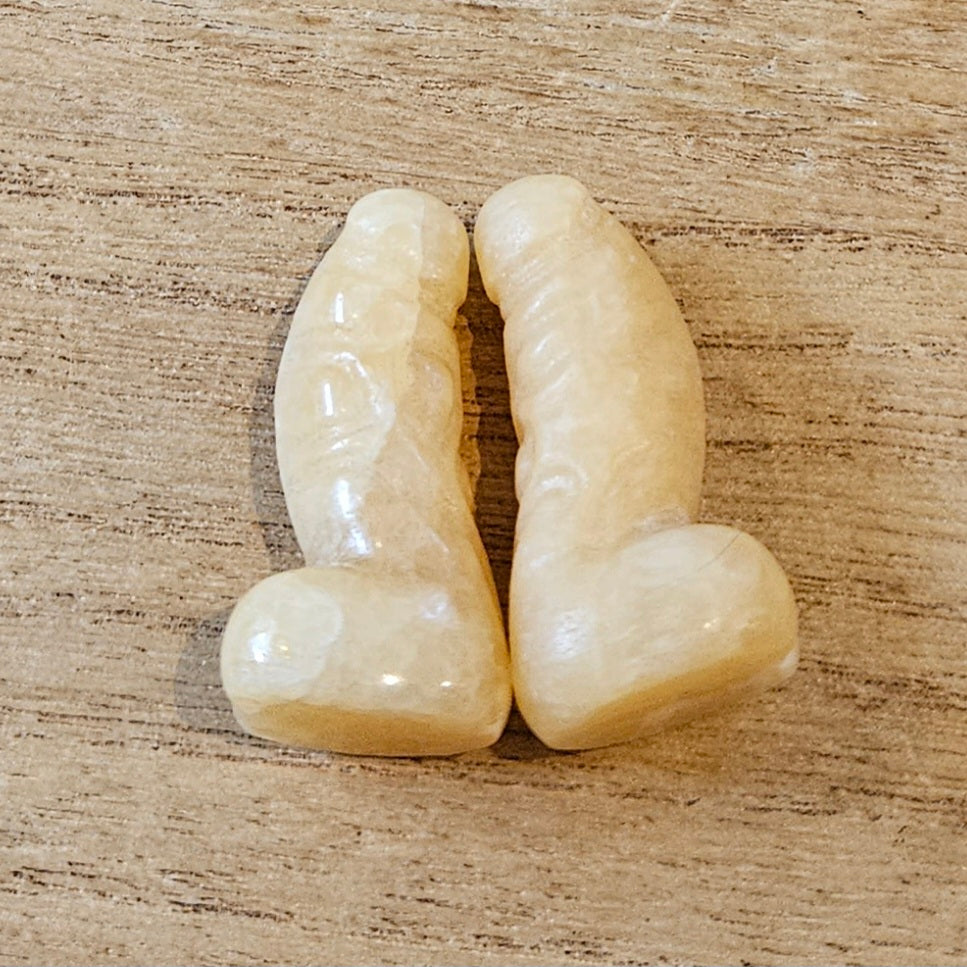 Honey Calcite Detailed Ding Ding.