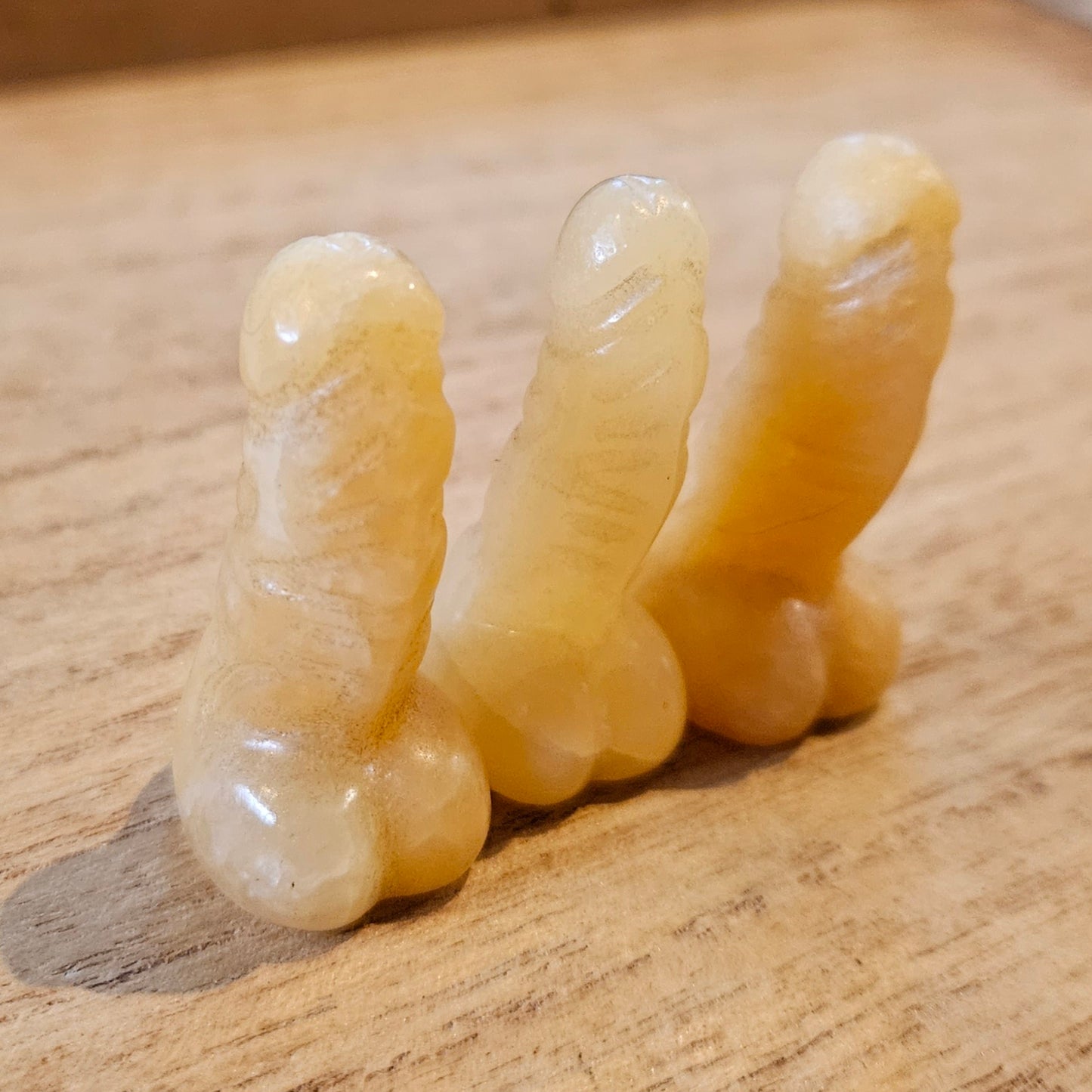 Honey Calcite Detailed Ding Ding.