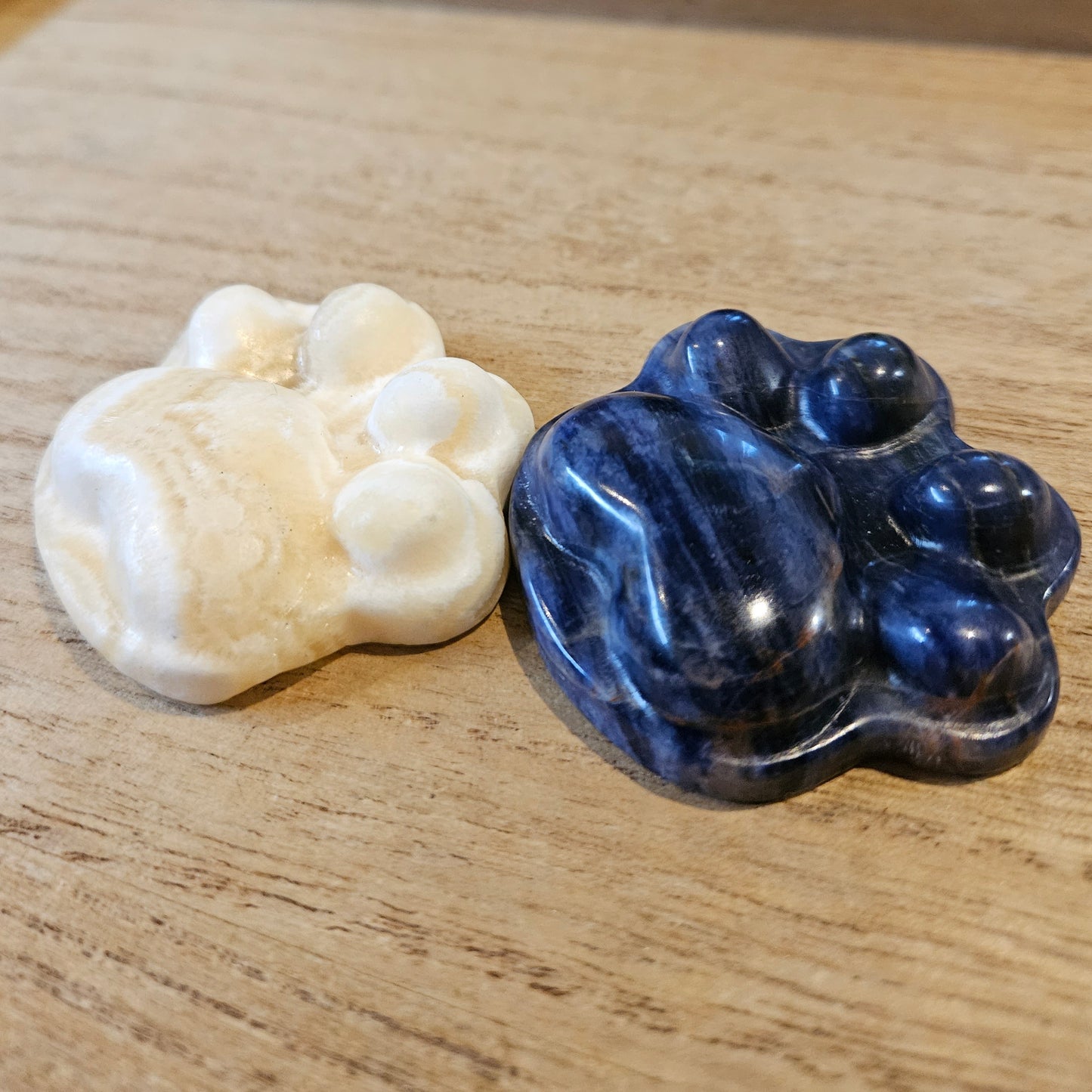 Sodalite & Banded Calcite Puffy Paw.