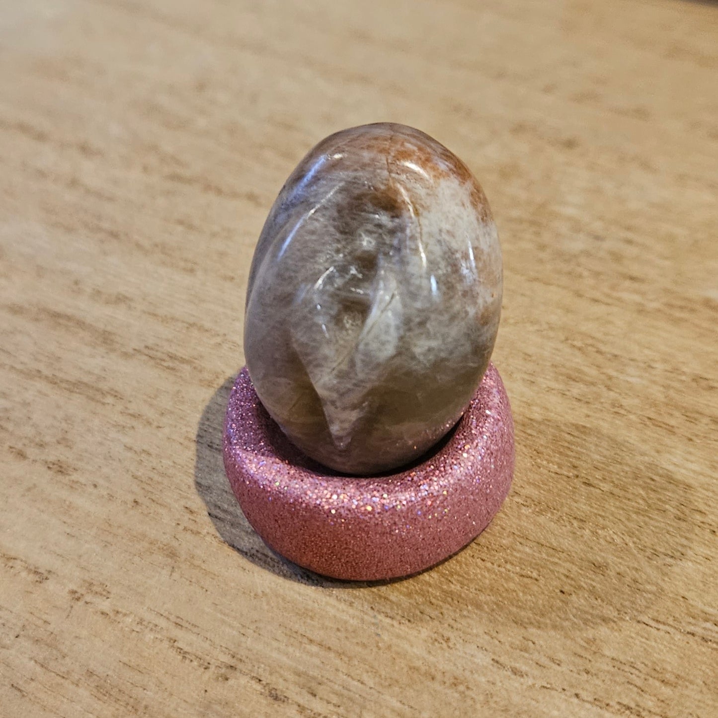 Black Moonstone & Sunstone Egg Vagina.