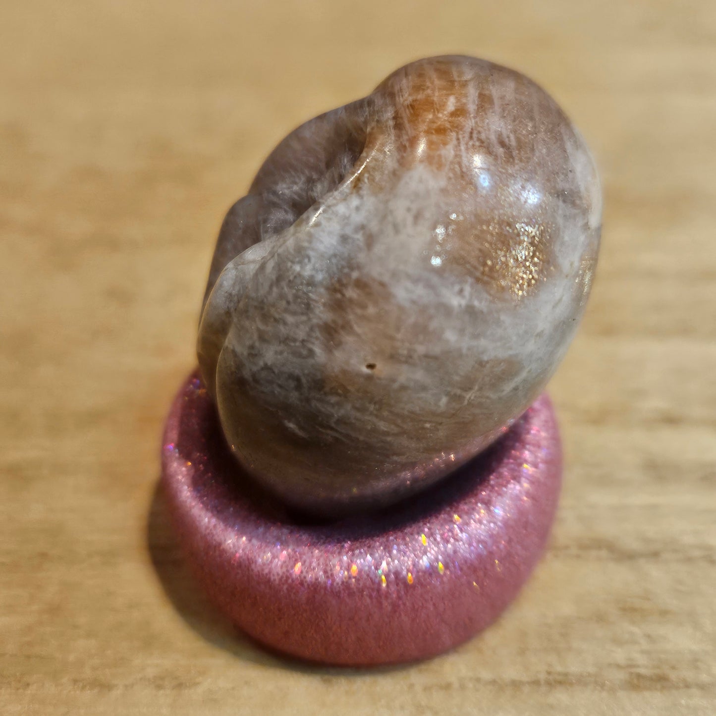 Black Moonstone & Sunstone Egg Vagina.