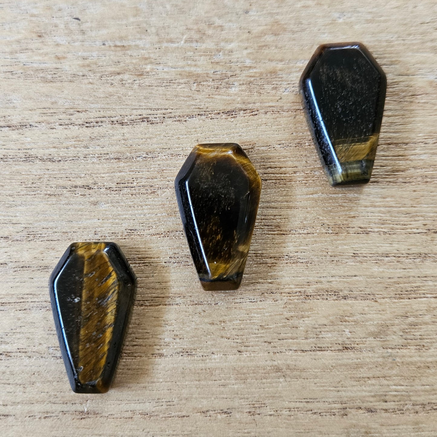Tigers Eye Mini Coffin.