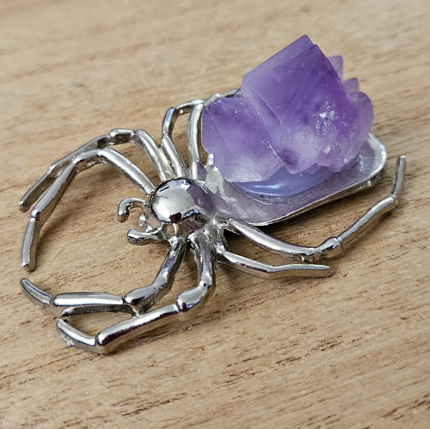 Amethyst Raw Spider.