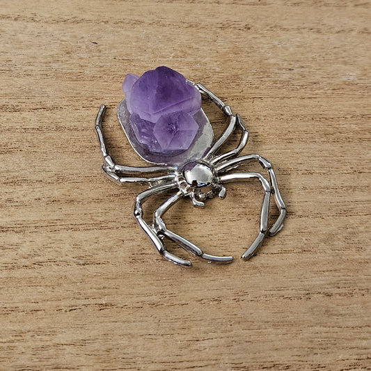 Amethyst Raw Spider.