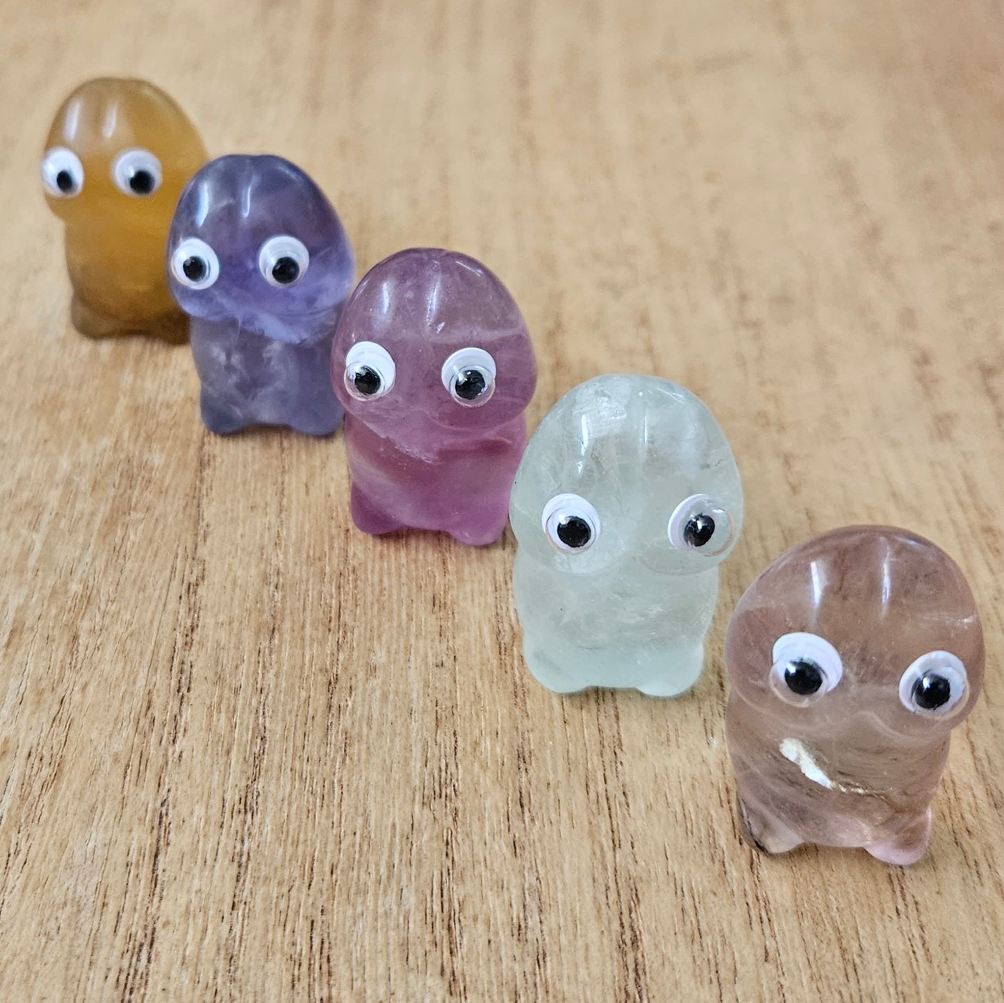 Fluorite Boggly Eye Ding Ding Carving.