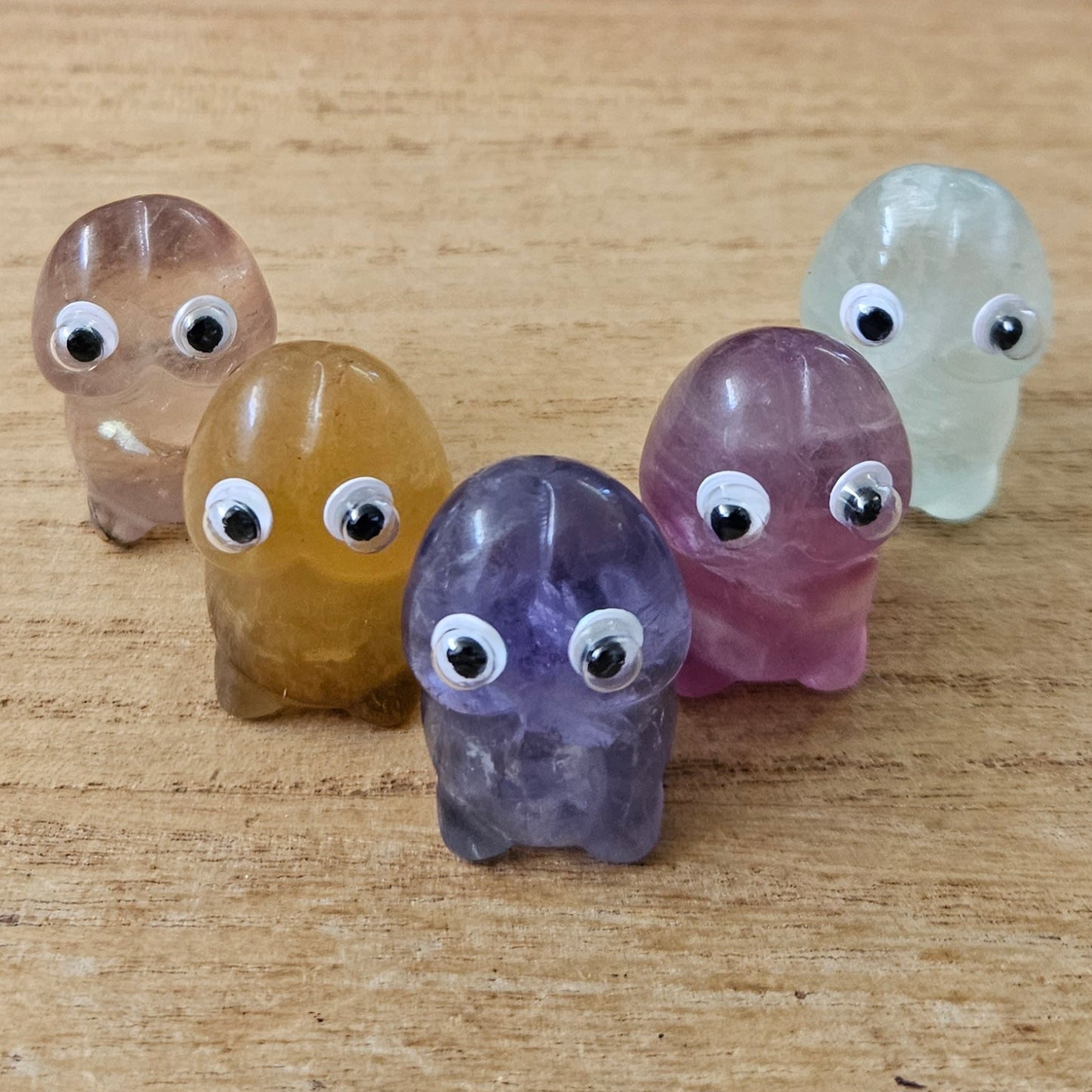 Fluorite Boggly Eye Ding Ding Carving.