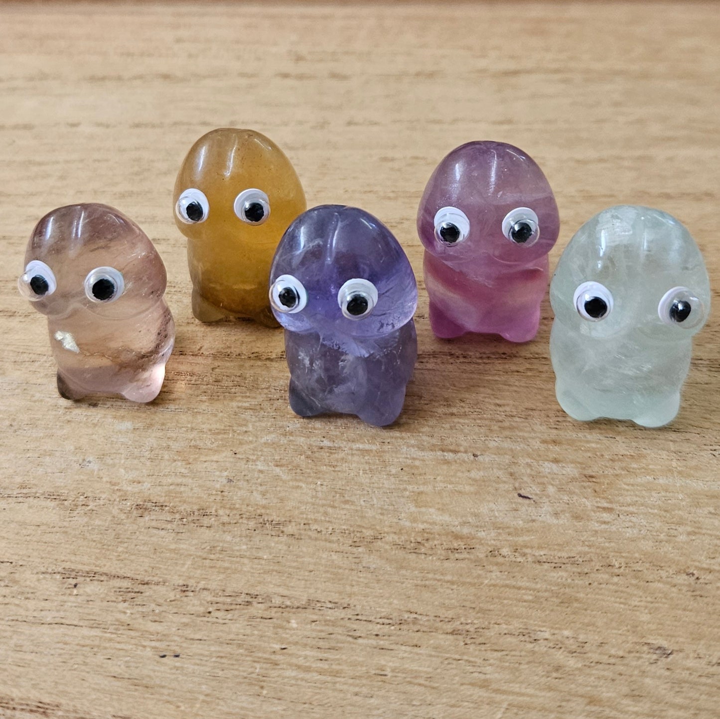 Fluorite Boggly Eye Ding Ding Carving.