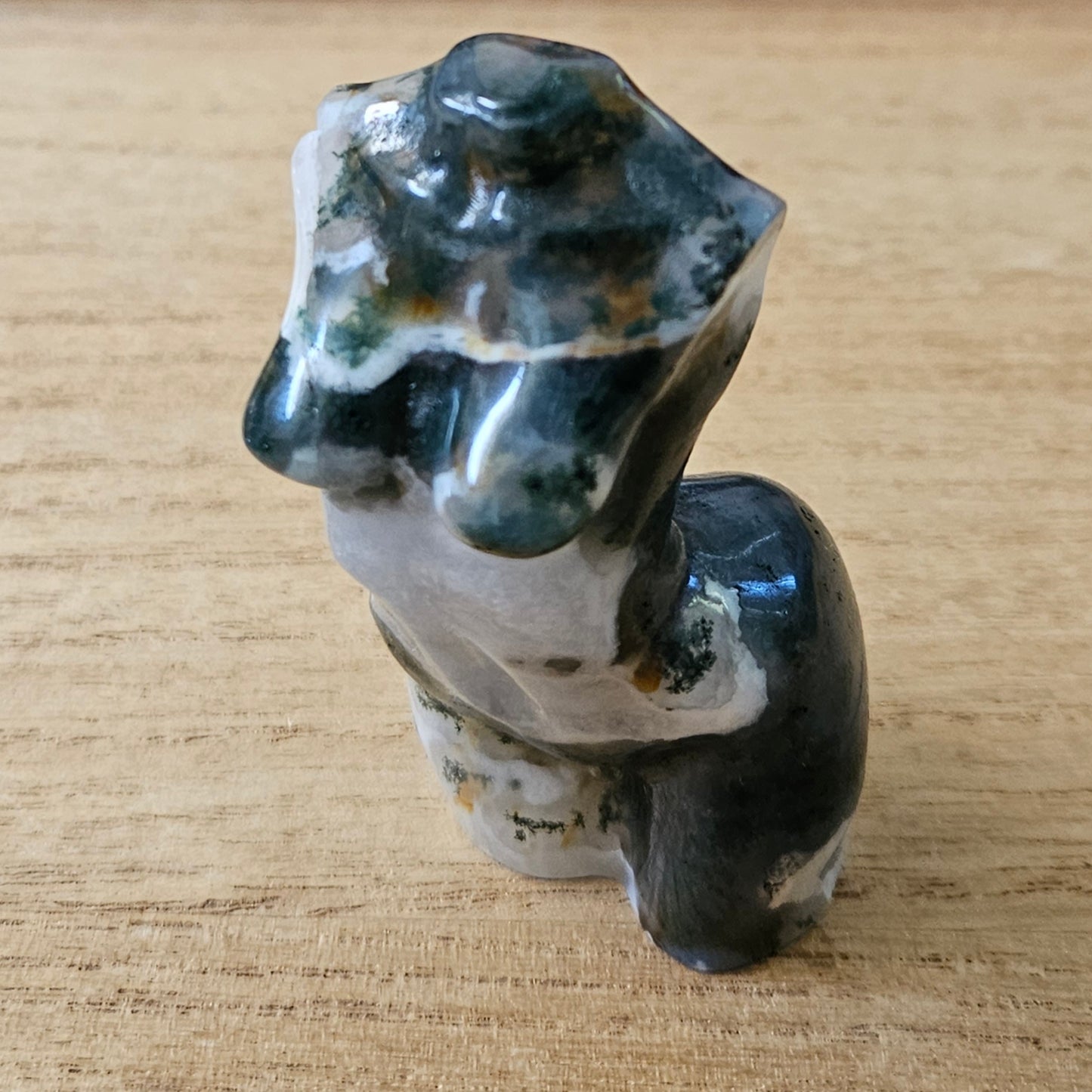 Moss Agate Slender Lady Body.