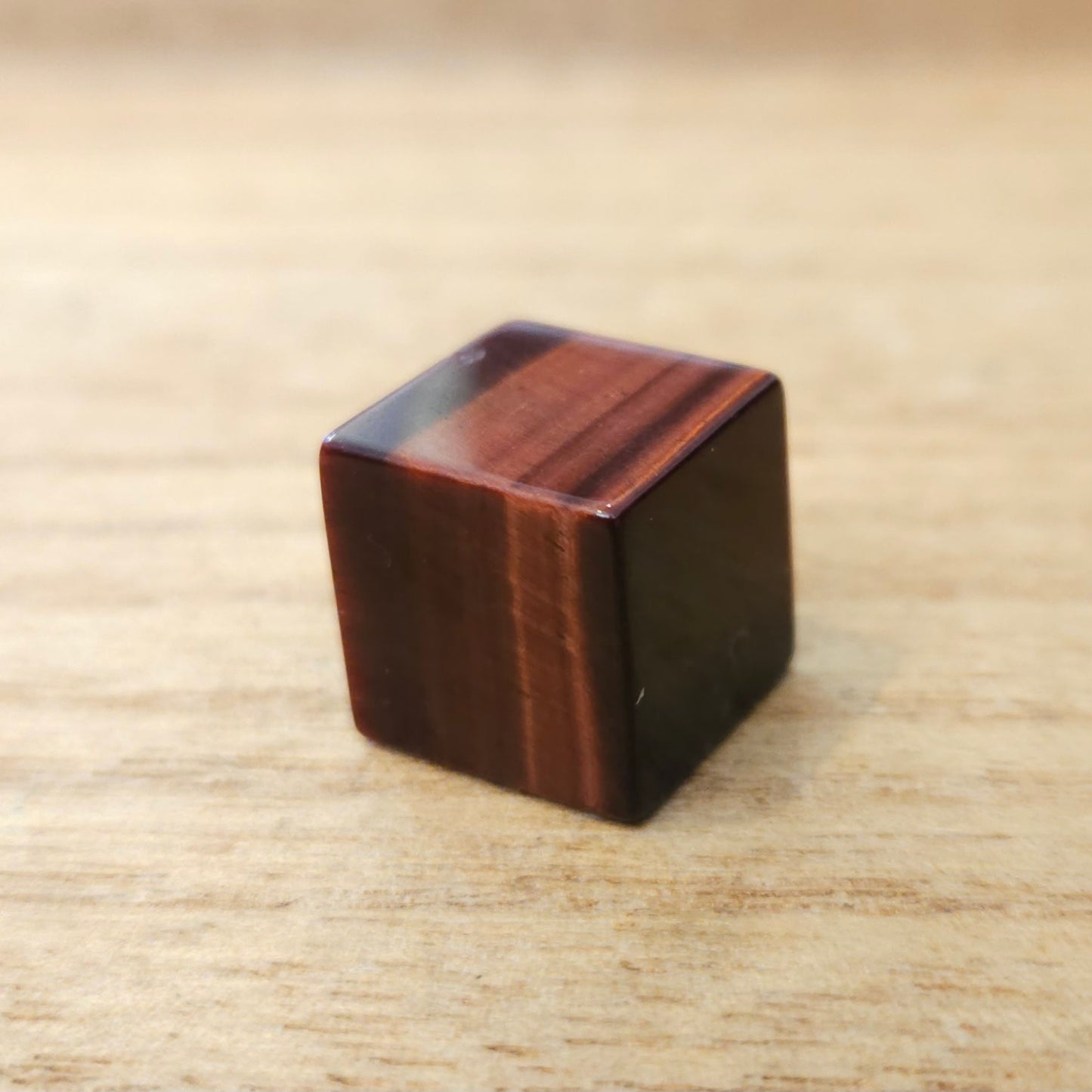Red Tiger Eye Cube.