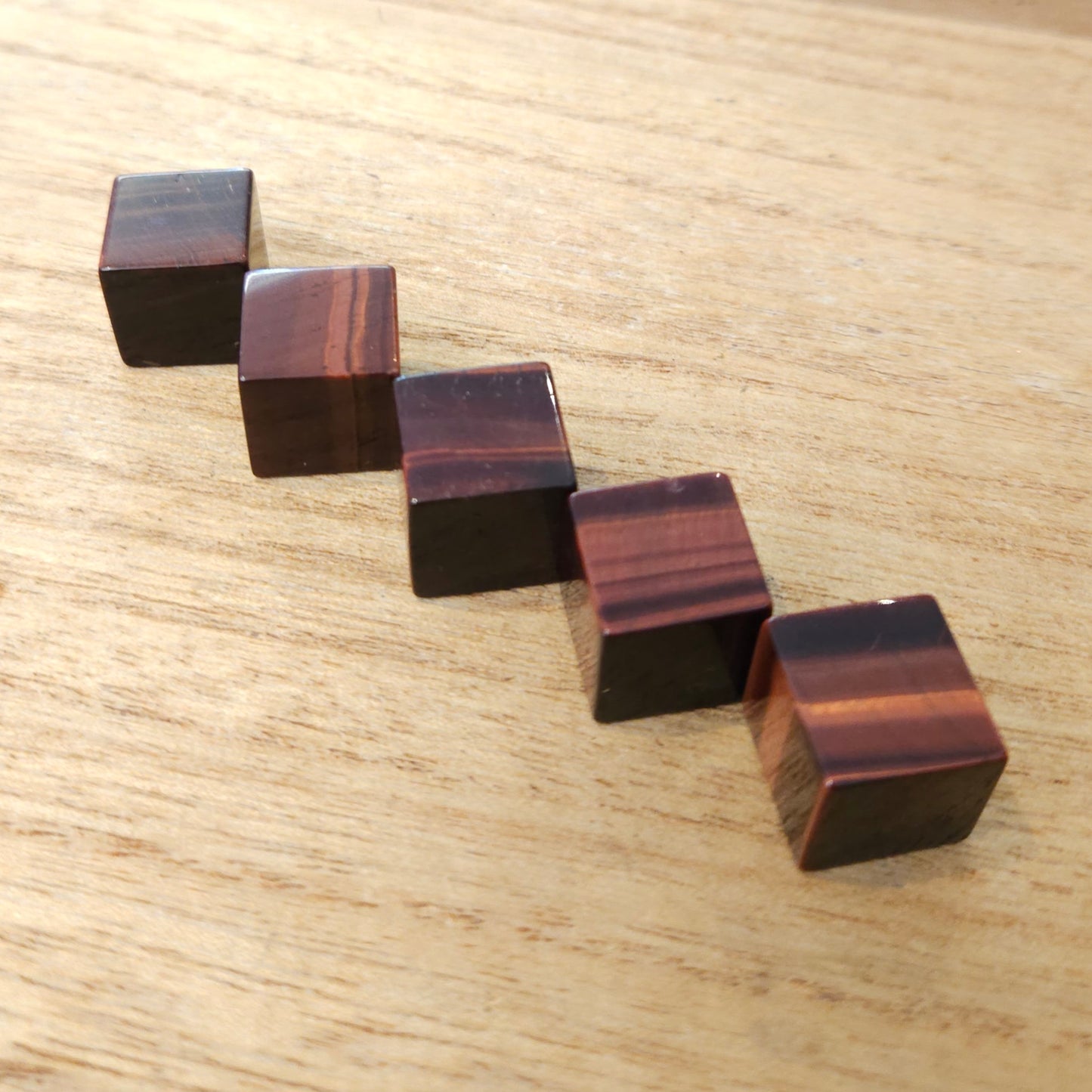 Red Tiger Eye Cube.