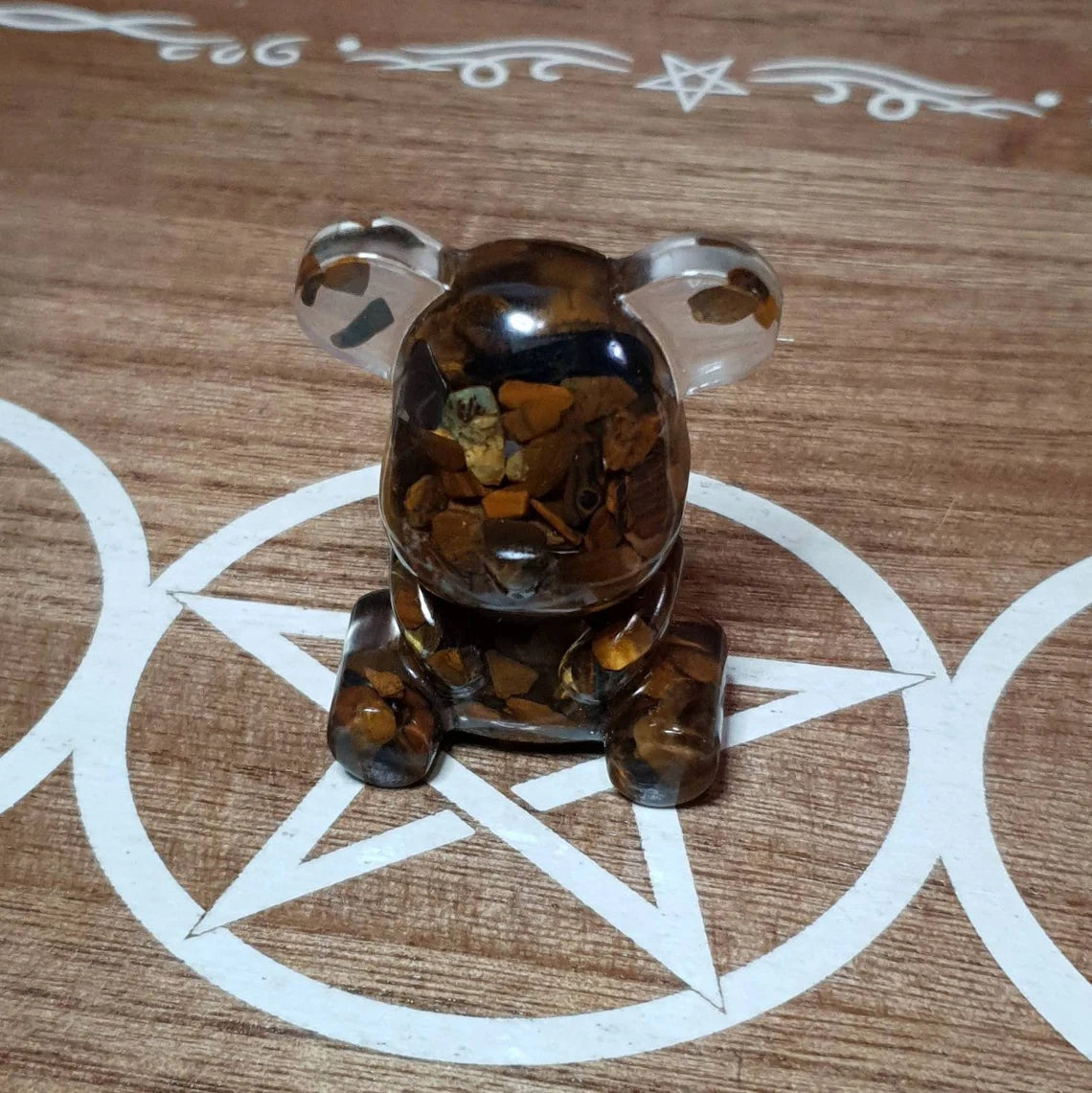 Crystal Chip Resin Bear Fridge Magnets.