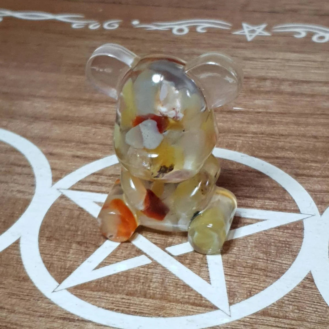 Crystal Chip Resin Bear Fridge Magnets.