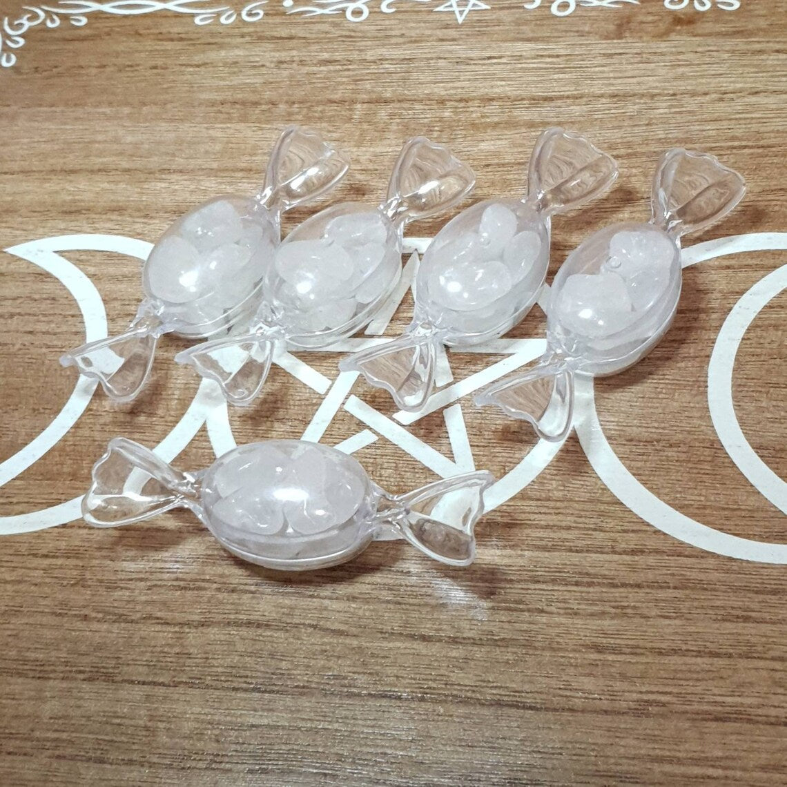 Sweet Treat Crystal Chip Lollies. Crystal Chip Candy's.