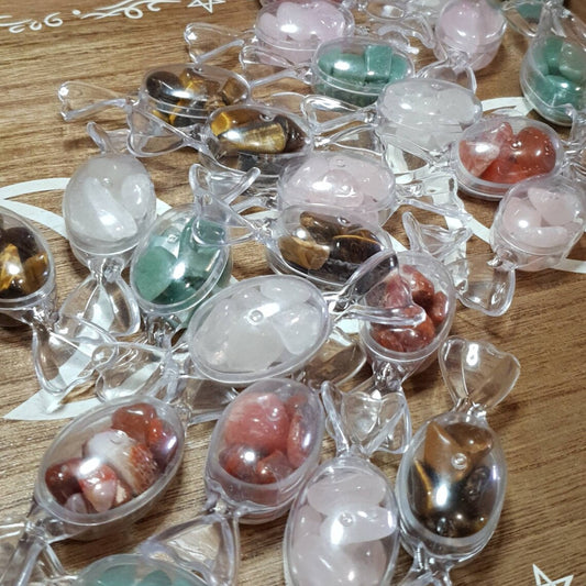 Sweet Treat Crystal Chip Lollies. Crystal Chip Candy's.