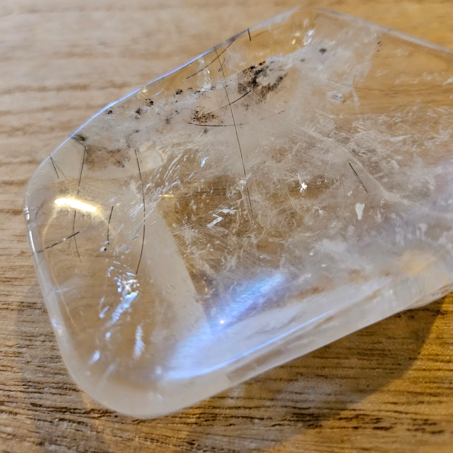 Black Rutilated Quartz Bowl.