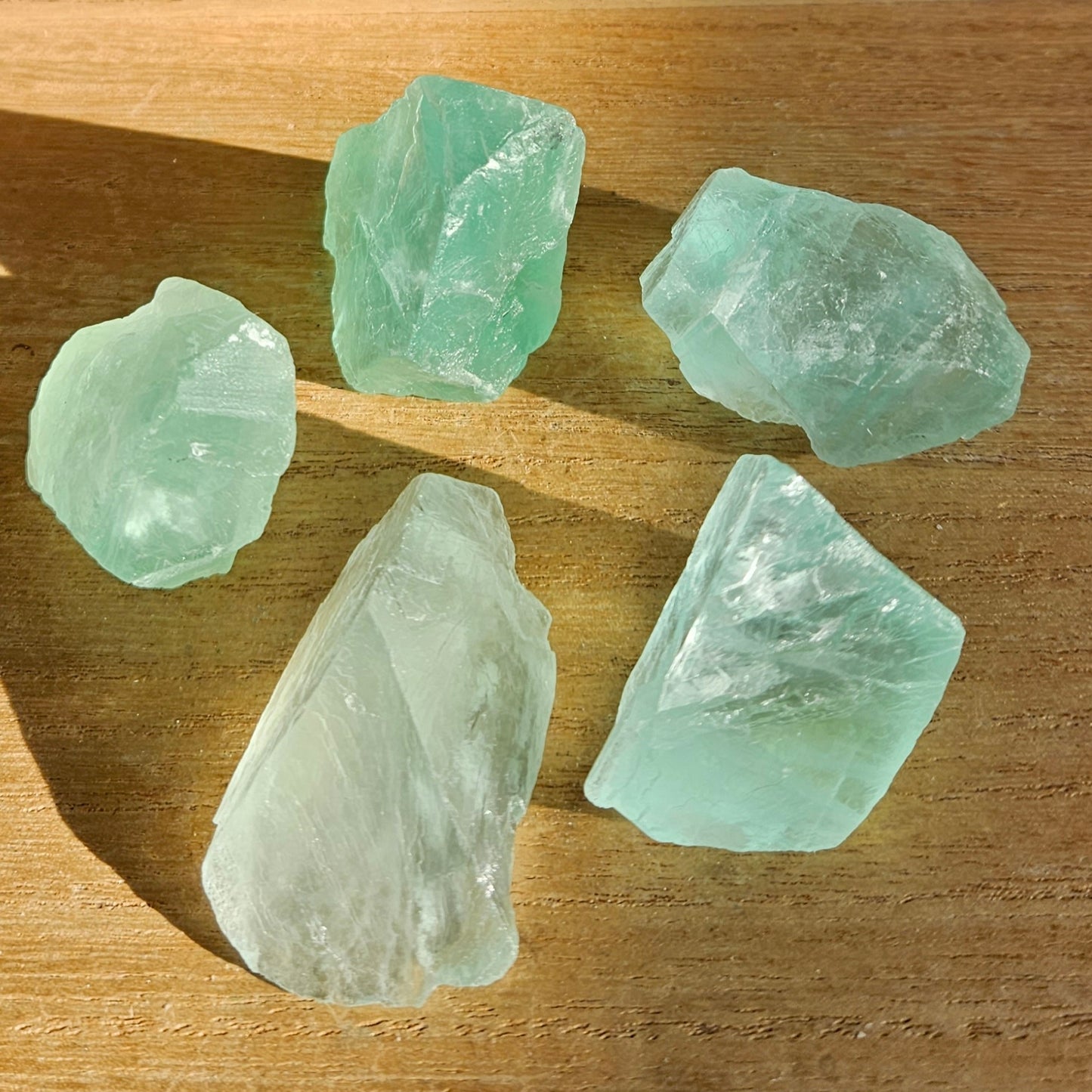 Green Fluorite Raw.