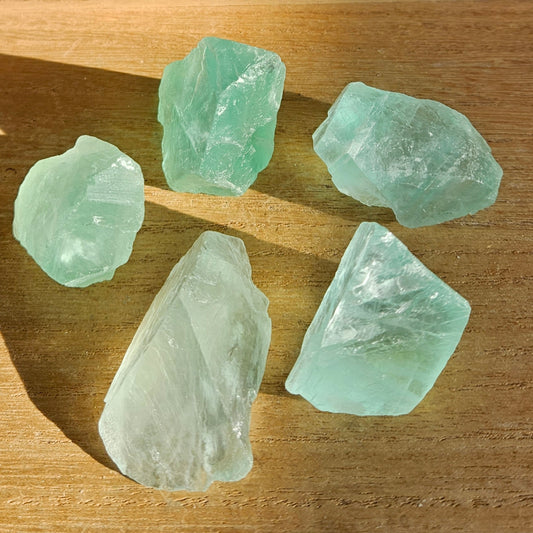 Green Fluorite Raw.
