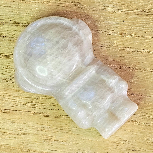 Blue Moonstone Astronaut Carving.