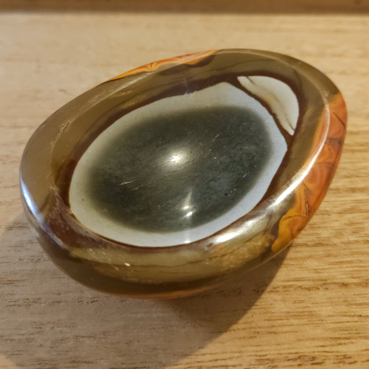 Polychrome Jasper Bowl.