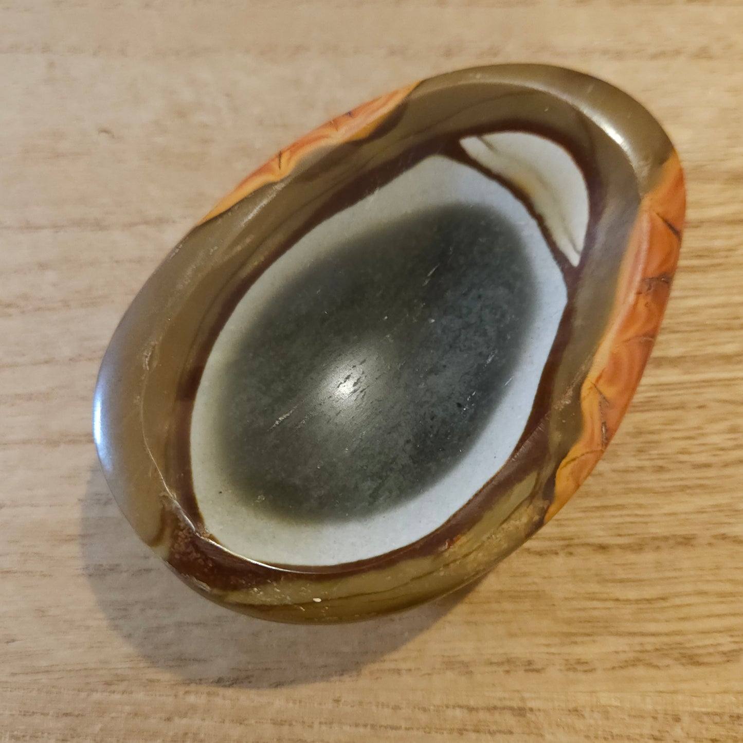 Polychrome Jasper Bowl.