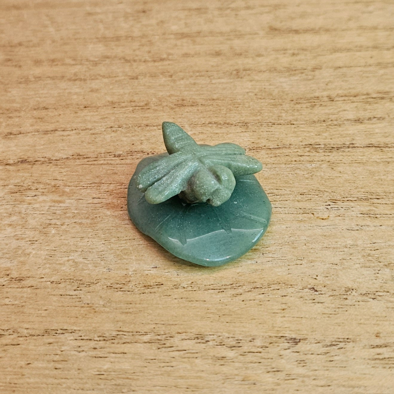 Dragonfly on a Lilypad Carving. *Comes in Assorted Materials* *Sold Separately*