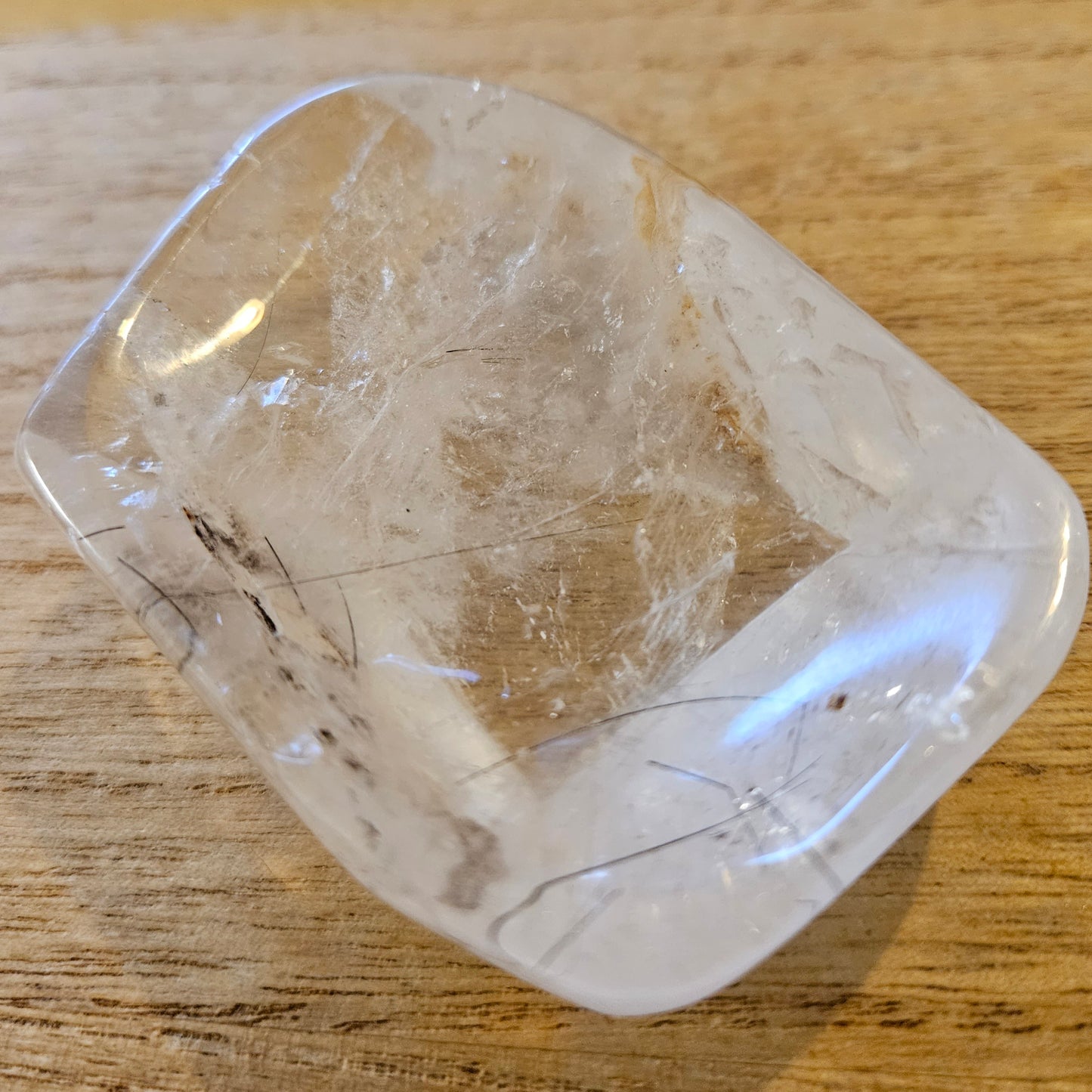 Black Rutilated Quartz Bowl.