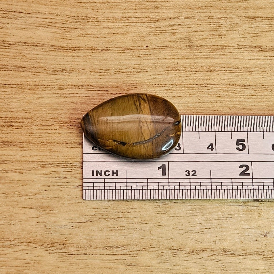 Tiger's Eye Tear-drop Cabochon.