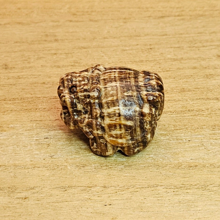 Honey Amber Calcite LongGui Carving.