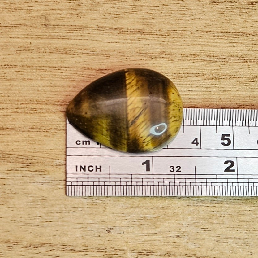 Tiger's Eye Tear-drop Cabochon.