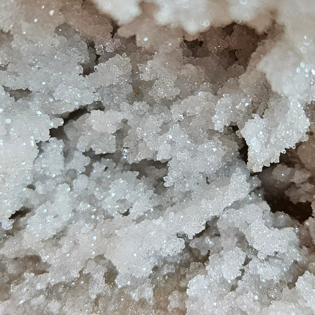 Quartz Geode Cluster Half.