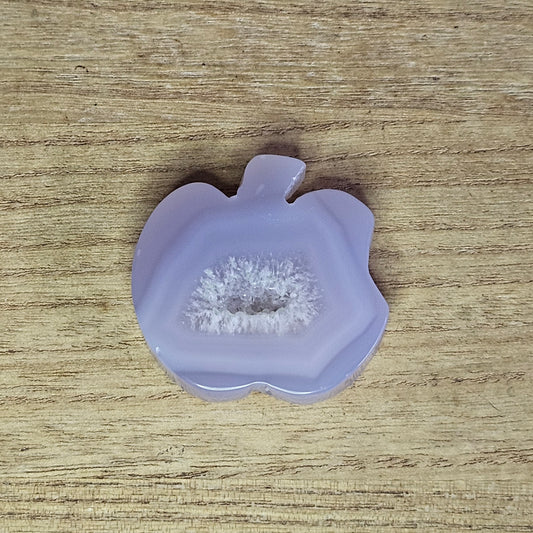 Agate Flat Apple Carving.