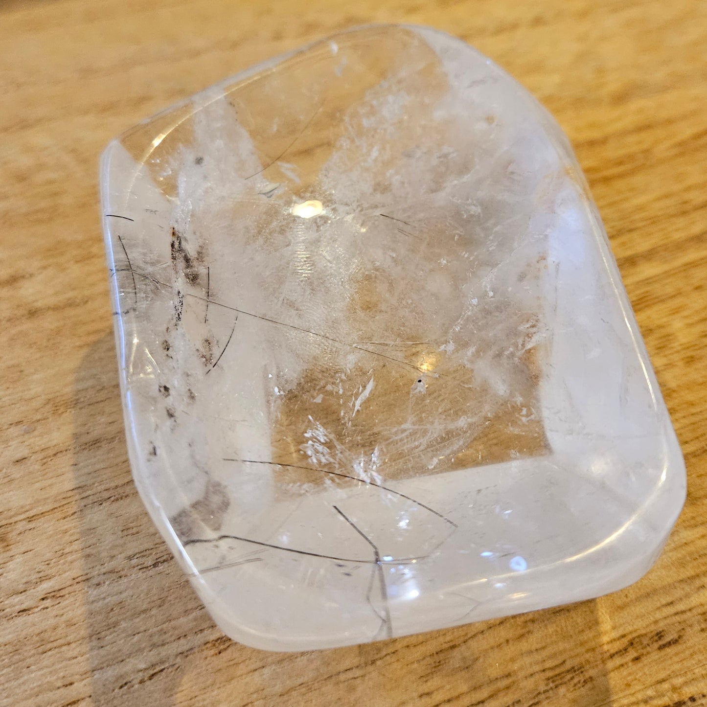 Black Rutilated Quartz Bowl.