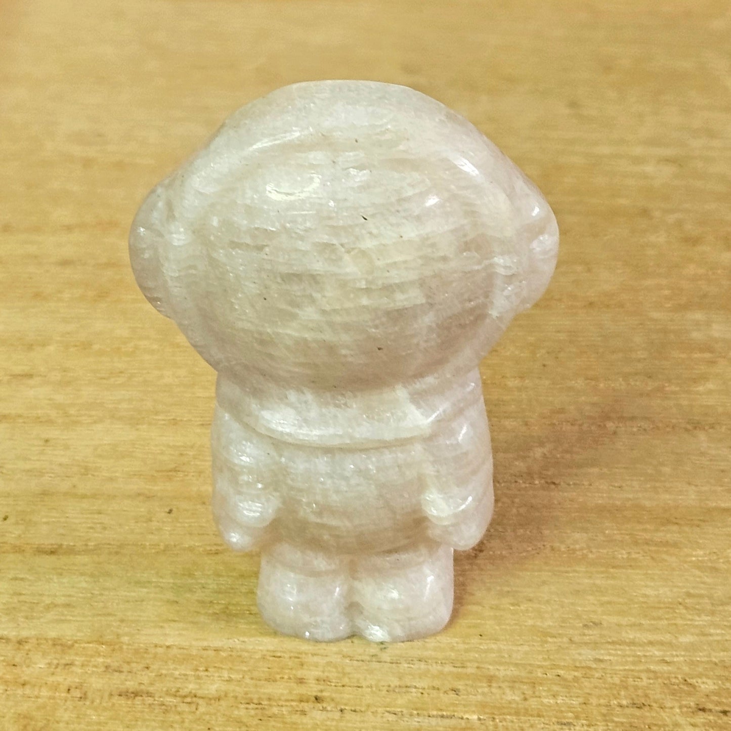 Blue Moonstone Astronaut Carving.