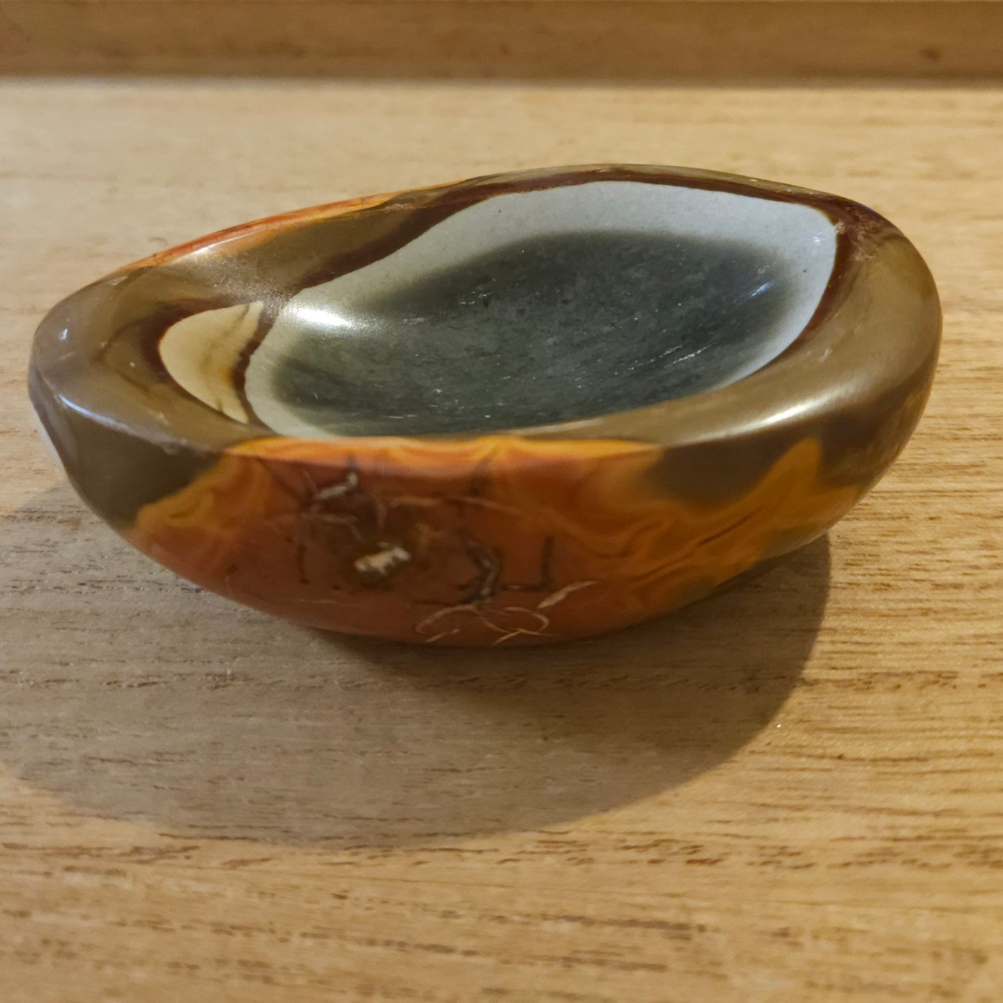Polychrome Jasper Bowl.