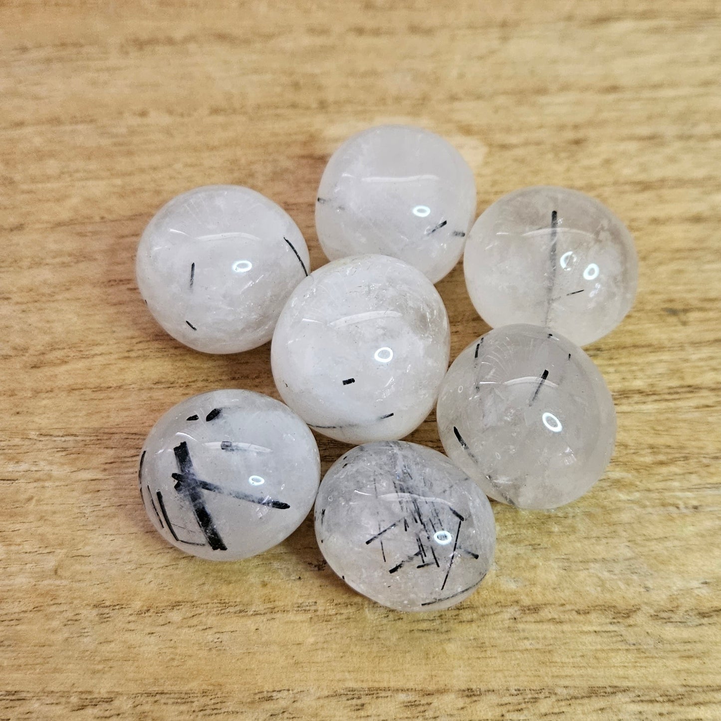 Tourmalinated Quartz Tumble.